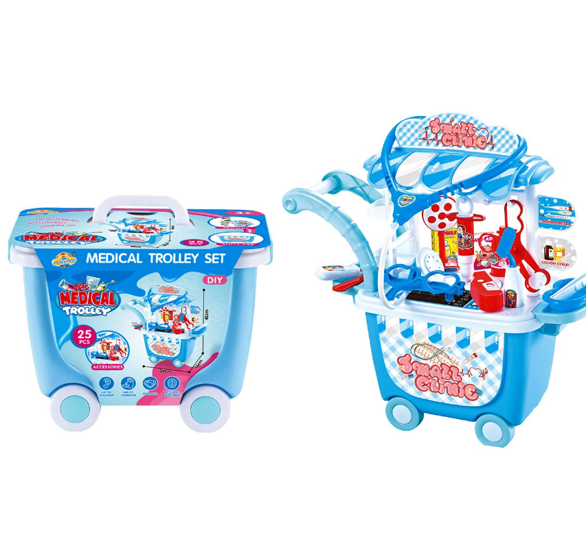 Toy Markt Τρόλεϋ Ιατρικά Εργαλεία Small Clinic 25x19x16εκ. Toy Markt 71-3263 - Toy Markt - 71-3263